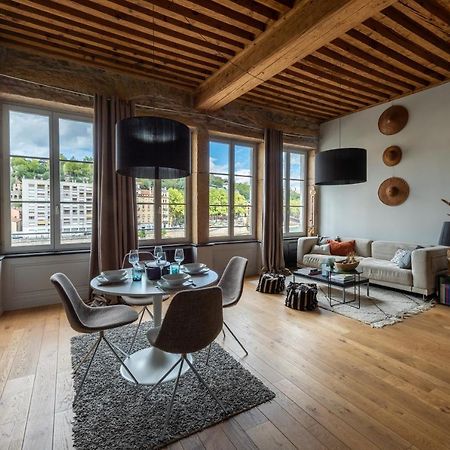 Le Loft Ethnic - Avec Jolie Vue Sur La Saone Apartment Lyon Luaran gambar