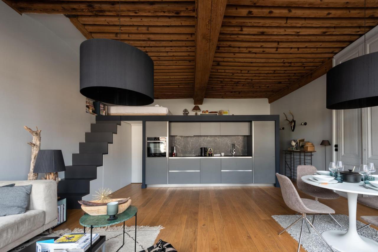 Le Loft Ethnic - Avec Jolie Vue Sur La Saone Apartment Lyon Luaran gambar